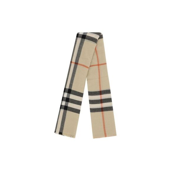 Burberry Iconic Check Archive Pattern Wool Scarf - Picture 2 of 2